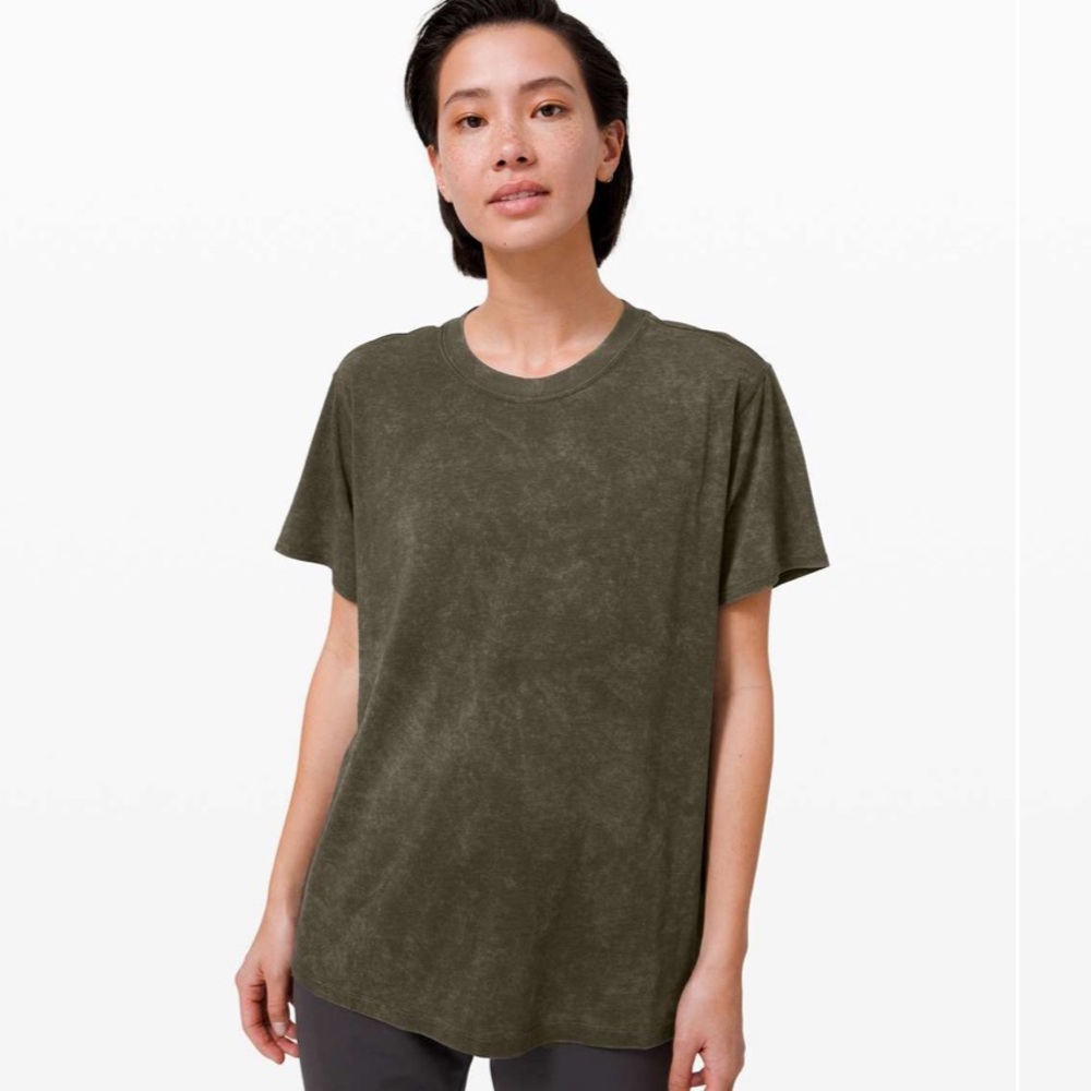 EUC lululemon Cloud Wash All Yours Tee